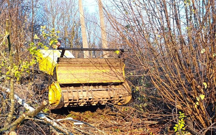 Chantier defrichage Auffray elagage24